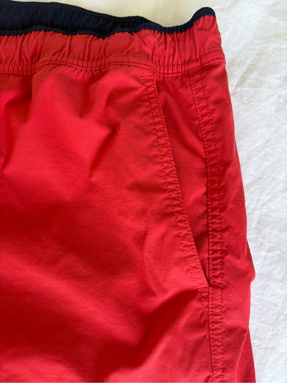 🔥SALE🔥 J. Crew Original Swimwear Red Mesh Lined Swim Trunks XXL LIKE NEW - Picture 4 of 11